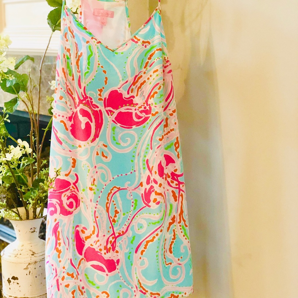 Lilly Pulitzer Silk Jellies Be Jammin Dusk Dress